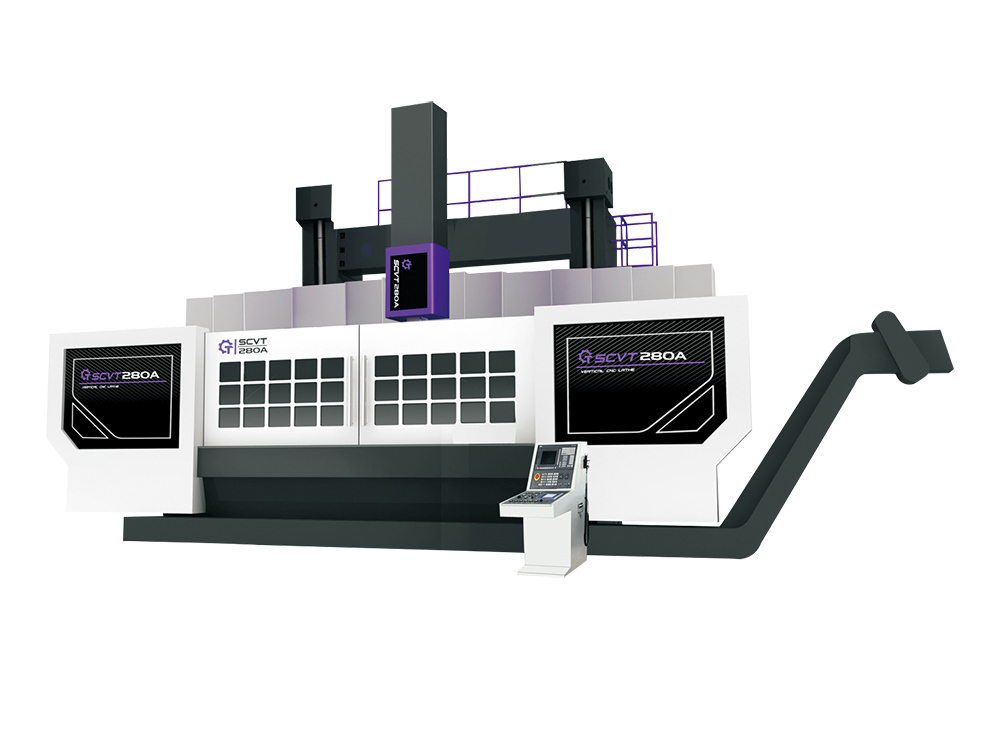 SCVT Double Column CNC Vertical Lathe series  280、350、400